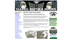 Desktop Screenshot of classic-austin-morris.oldclassiccar.co.uk