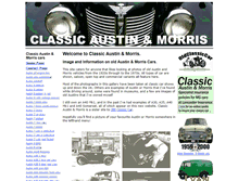 Tablet Screenshot of classic-austin-morris.oldclassiccar.co.uk